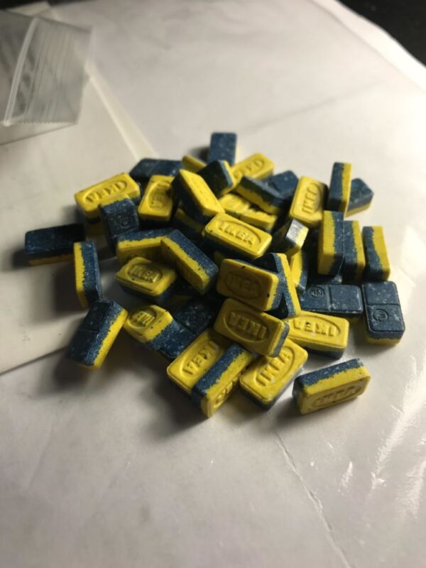 Blue-Yellow IKEA 220mg MDMA